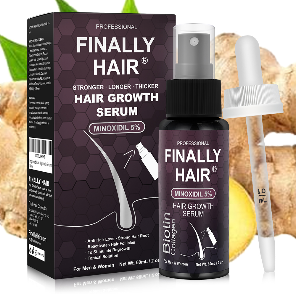 NEW! 5% Minoxidil + Biotin + Collagen Unisex Hair Growth Spray